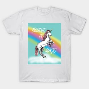 Unicorn Believe In Magic T-Shirt